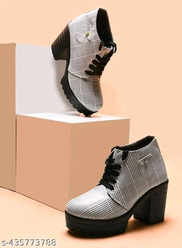 TRYME Stylish & Comfortable Fashion Block Heel Boots For Womens & Girls - IND-4