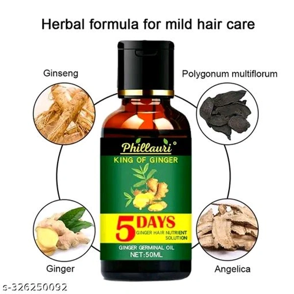 Shahensha Sales Adivasi Hair Oil Ginger & Hair Growth Ginger Ayurvedic Oil | Anti Hairfall Hair - Black, XL
