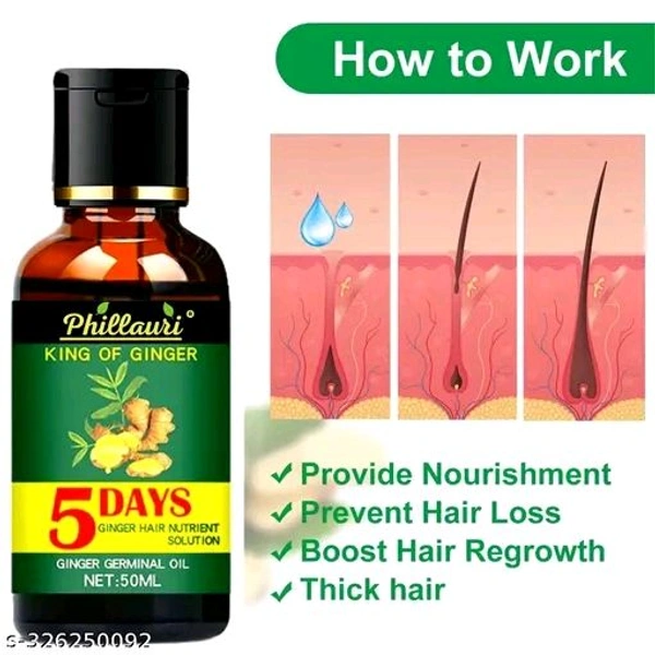 Shahensha Sales Adivasi Hair Oil Ginger & Hair Growth Ginger Ayurvedic Oil | Anti Hairfall Hair - Black, XL