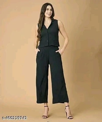 AARYA INTERNATIONAL FASHION Fancy, modern, fashionable, classic, and latest women’s printed sleeveless maxi dhoti jumpsuit. Stylish one-piece dress with digital owl print, perfect for party wear - Merlot, M