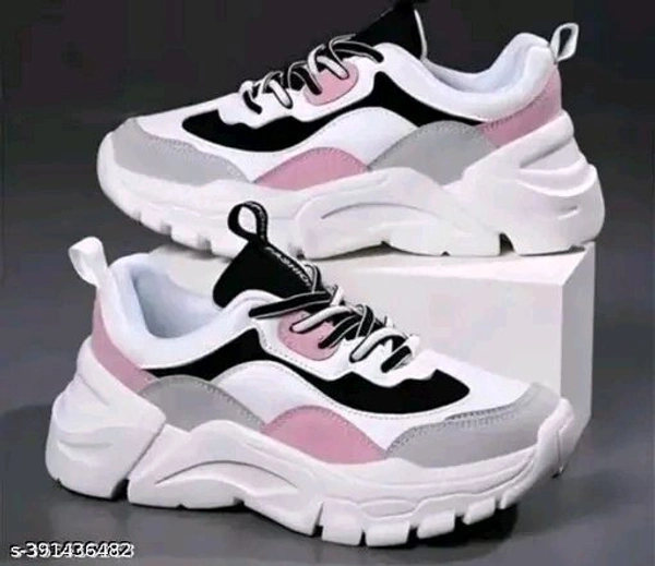 Royal Fashion Hub 2 R.M Latest Trending Girls Shoes - White, IND-8