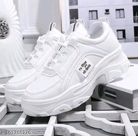 Fashion World' First Fashion world trending faitar shoes girls shoes casual and sport and shoes - White, IND-6