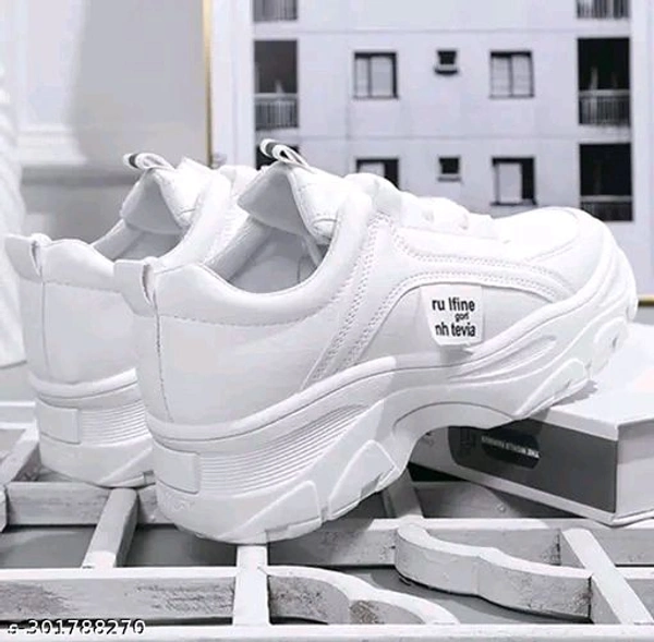 Fashion World' First Fashion world trending faitar shoes girls shoes casual and sport and shoes - White, IND-8