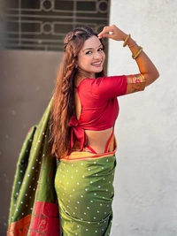 PAITHANI_HOUSE181 Bandhani Paithani Saree New Design 2025 � Soft Silk Zari Woven Saree for Wedding & Festival Look - [Bandhani Paithani] E - MEHENDI