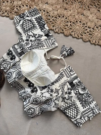 PAITHANI_HOUSE11 Handloom Khadi Cotton Black Saree with  Pom Pom Tassels and Adjustable Size 38-42 Blouse -CF- 197 - FREE, RED