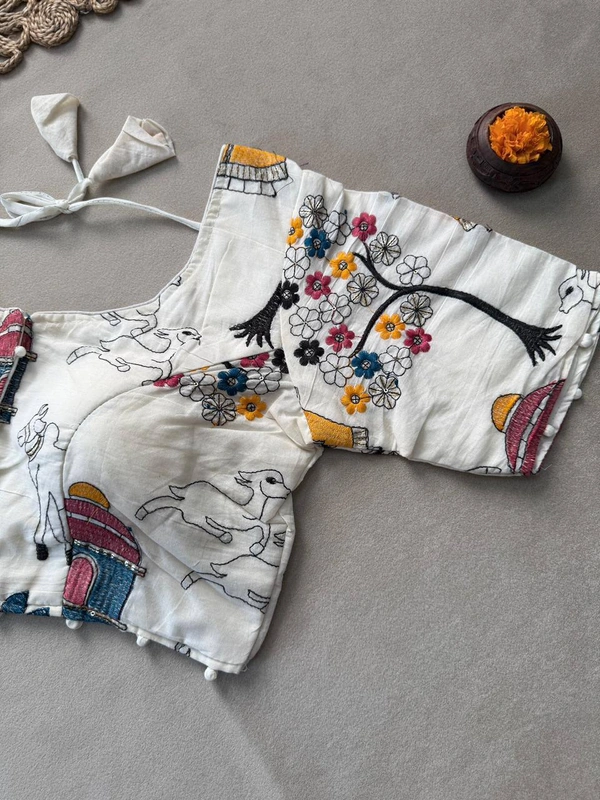 PAITHANI_HOUSE11 Latest Khadi Saree, Adjustable Blouse, Stitched Blouse -CF- 198 - FREE, BLACK