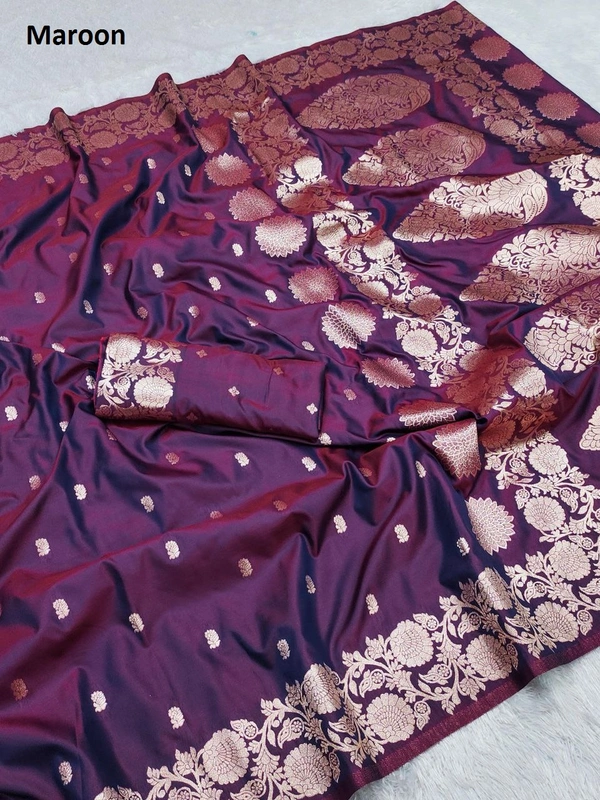 PAITHANI_HOUSE415 Soft And pure banarasi silk saree - MB 1122 - Maroon