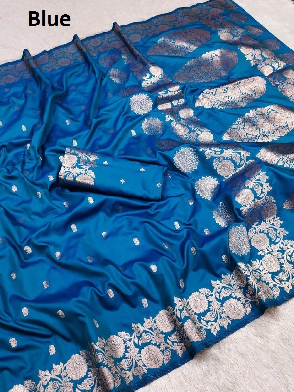 PAITHANI_HOUSE418 Soft And pure banarasi silk saree - MB 1125 - Blue