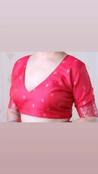 Soft Moonga Silk Saree with Dual Zari Bird Border & Floral Motifs - FREE, PINK