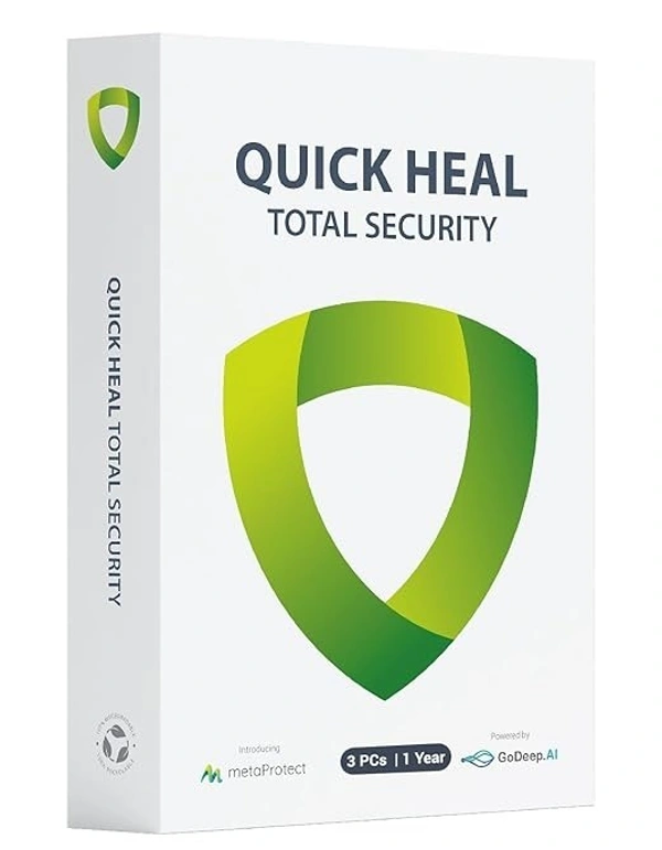 SKU-0084/ ANTIVIRUS- MULTIUSER- 1 YEAR- 3PC- Quick Heal | Total Security Latest Version | 3 Users | 1 Year