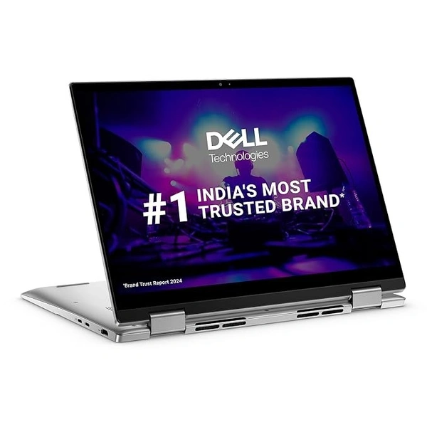 SKU-0090/ CORE I3- 13TH GEN- Dell Inspiron 7430 2in1 Laptop, Intel Core i3-1315U Proc, 8GB, 512GB SSD, 14.0" (35.56cm) FHD+ Touch, Active Pen, Win 11 + MSO'21, 15 Months McAfee, Backlit KB + FPR, Silver, 1.58kg -