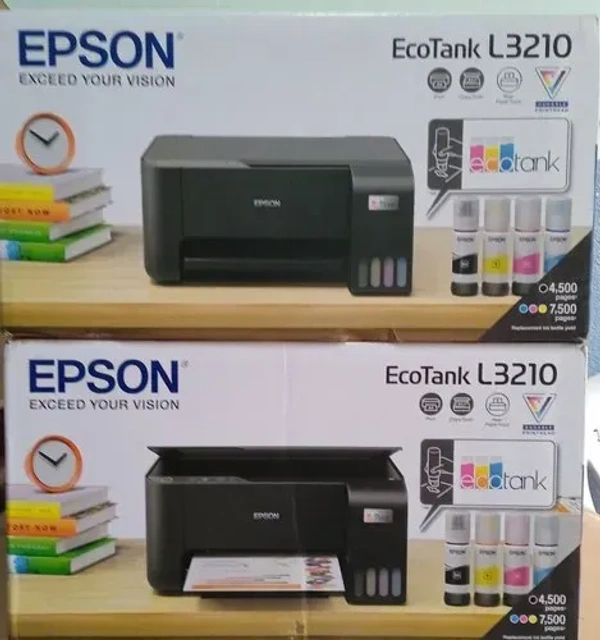 SKU-0093/ TANK SYSTEM- Epson Ecotank L3210 A4 All-in-One Wired Colour Home Inkjet Printers, Black