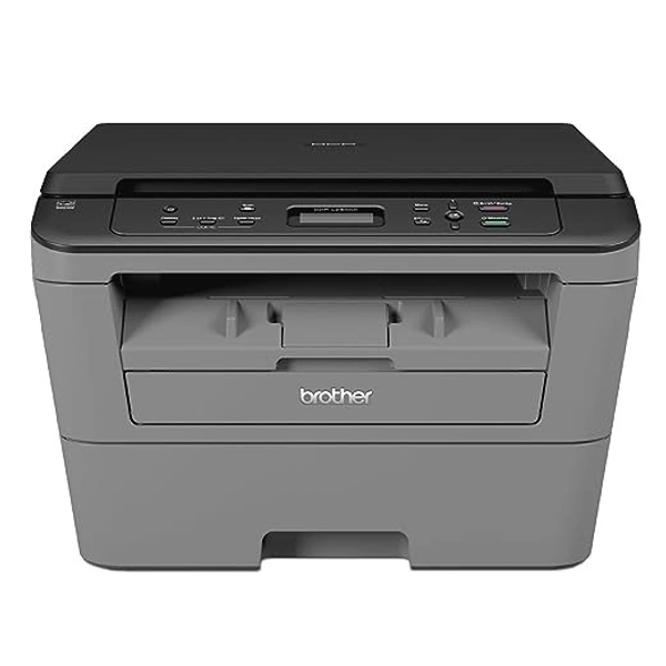 SKU-0099/ LASERJET- Brother DCP-L2520D Automatic Duplex Laser Printer with 30 Pages Per Minute Print Speed, Multifunction (Print Scan Copy), 2 in 1 (ID) Copy Button, LCD Display, 32 MB Memory, 250 Sheet Paper Tray, USB