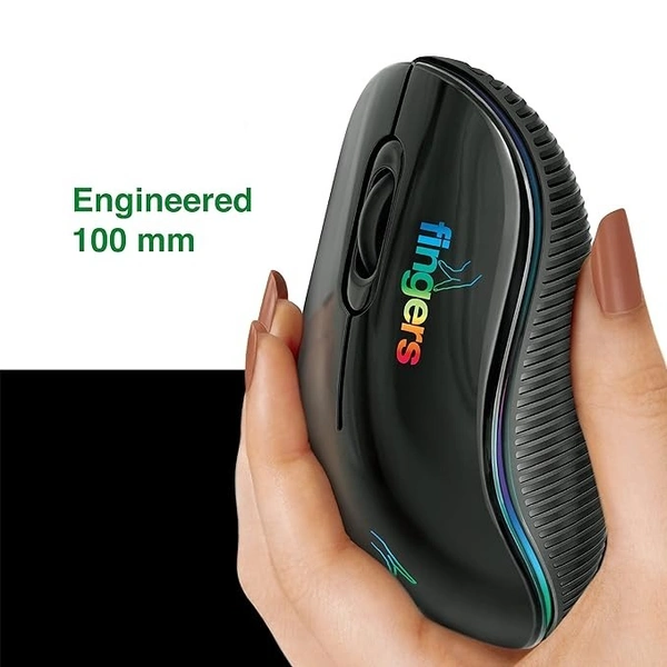 SKU-0171/ MOUSE- WIRED- FINGERS RGB-Breathe Wired Mouse with Advance Optical Technology and Breathing RGB LED Lights (Lightweight and Comfortable | Compatible with Windows®, Mac, Linux