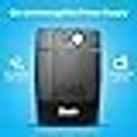 SKU-0177/ UPS- REGULAR- Foxin UPS 600va 360W with LED Indicator, UPS for PC | Laptops | Gaming Computers | WiFi Routers & More | BIS Approved