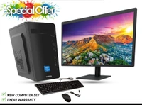 SKU-0191/ NEW CORE I3- PC SET/ With LED HD Monitor + USB Keyboard & Mouse@ 9999 Only ( Limited Offer )1 year Warrenty