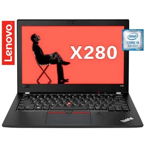 SKU-0237/ CORE I5- 8TH GEN- Lenovo ThinkPad X280 Intel Core i5 8th Gen 12.5-inch Full HD Thin and Light Laptop (8 GB RAM/ 256 GB SSD/Windows 10 Professional/Black/ 1.16 Kg),