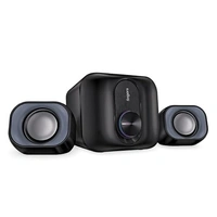 SKU-0277/ SPEAKERS- FINGERS StereoBeats 2.1 Channel Multimedia Wired Speaker (USB Powered with 3.5 mm stereo input | Powerful 11 Watts | for Computer PCs & Laptops) - Rich Black