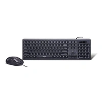 SKU-0322/ COMBO- WIRED- FINGERS Velvet C4 Wired Slim Keyboard and Mouse Set