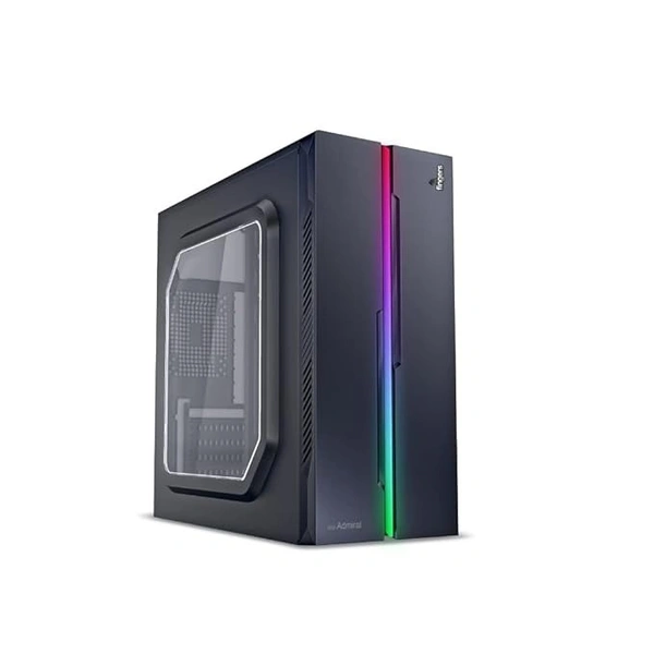 SKU-0331/ CABINET- RGB- FINGERS RGB-Admiral Polycarbonate Computer Case - Black