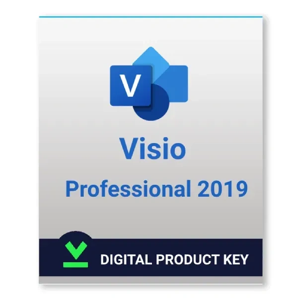 SKU-0375/ SOFTS- Visio Professional 2019 1 PC Lifetime Valid Online Activation Key