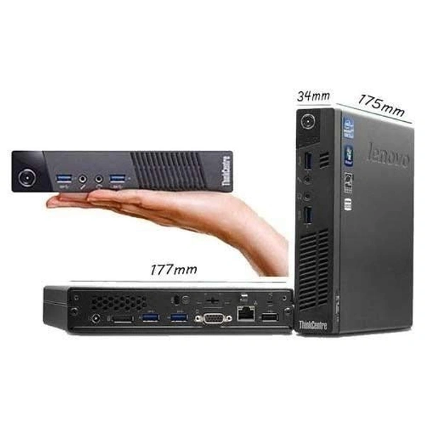 SKU-0412/ Core i5- 4th Gen/ Tiny/ Lenovo Thinkcentre M73/ E73- Intel Core i5- 4th Gen/ DP Port/ VGA Port/ Slim/USB 3.0 / USB Port/ Windows 10 Pro Desktop.