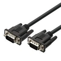 SKU-0420/ VGA CABLE- 1.5MTR- LAPCARE- Lapcare Premium VGA Cable, 15Pin Male to Male (1.5M)-Black- 1 Year Warrenty