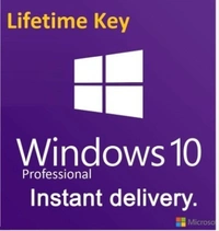SKU-0188/ WINDOWS- Windows 10 Pro(32bit/64bit) Lifetime Validity