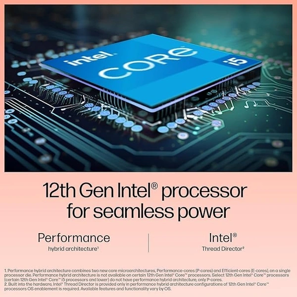 SKU-0047/ CORE I5- 12TH GEN- HP Laptop 15s, 12th Gen Intel Core i5-1235U, 15.6-inch (39.6 cm), FHD, 16GB DDR4, 512GB SSD, Intel Iris Xe Graphics, Backlit KB,MSO,Thin & Light, Dual Speakers (Win 11, Silver, 1.69 kg), fq5330TU