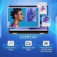 SKU-0090/ CORE I3- 13TH GEN- Dell Inspiron 7430 2in1 Laptop, Intel Core i3-1315U Proc, 8GB, 512GB SSD, 14.0" (35.56cm) FHD+ Touch, Active Pen, Win 11 + MSO'21, 15 Months McAfee, Backlit KB + FPR, Silver, 1.58kg -