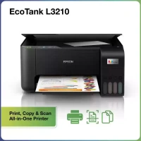 SKU-0093/ TANK SYSTEM- Epson Ecotank L3210 A4 All-in-One Wired Colour Home Inkjet Printers, Black