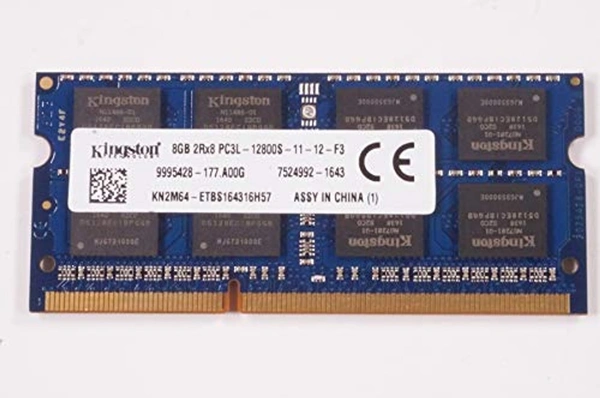 RAM- LAP3- 8GB KINGSTON-Kingston 8GB PC3L 1600MHz Laptop RAM (KVR16LS118)