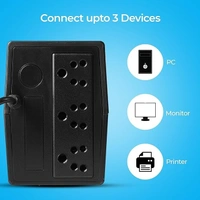 SKU-0177/ UPS- REGULAR- Foxin UPS 600va 360W with LED Indicator, UPS for PC | Laptops | Gaming Computers | WiFi Routers & More | BIS Approved