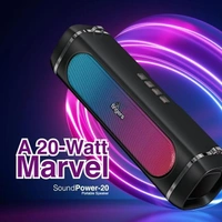 SKU-0282/ SPEAKERS- FINGERS SoundPower-20 Bluetooth Portable Speaker with Powerful 20 W Deep Bass, Mesmerizing RGB lights, 9-hour Playtime, Free Carry Strap, Built-in Mic (Black)