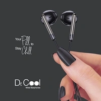 SKU-0307/ EARSET- FINGERS Dr. Cool Wired Earphones (Ear-shaped Dual Tone Earbuds | Golden L Pin Connector)- 1 Year Warrenty