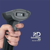 SKU-0335/ BARCODE SCANNER- WIRED- FINGERS 2D-QuickScan W9 USB Wired Barcode Scanner (Reads 1D/2D codes | Scan Rate: 200 scans/sec | Quick Scan & CMOS Image Technology | Ergonomic Design with U-Shaped LED Indicator)
