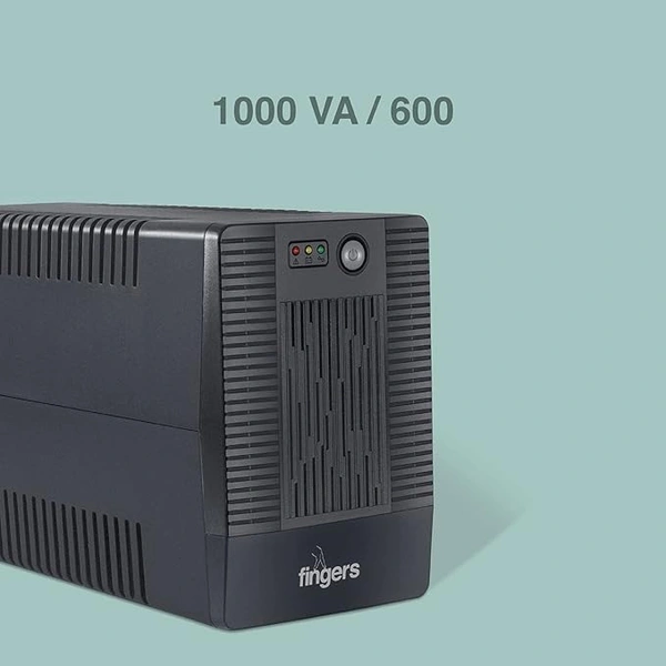 SKU-0338/ UPS- ADVANCED- FINGERS Fast-Recharge FR-1097-4S Power Supply UPS (1000 VA / 600 W)
