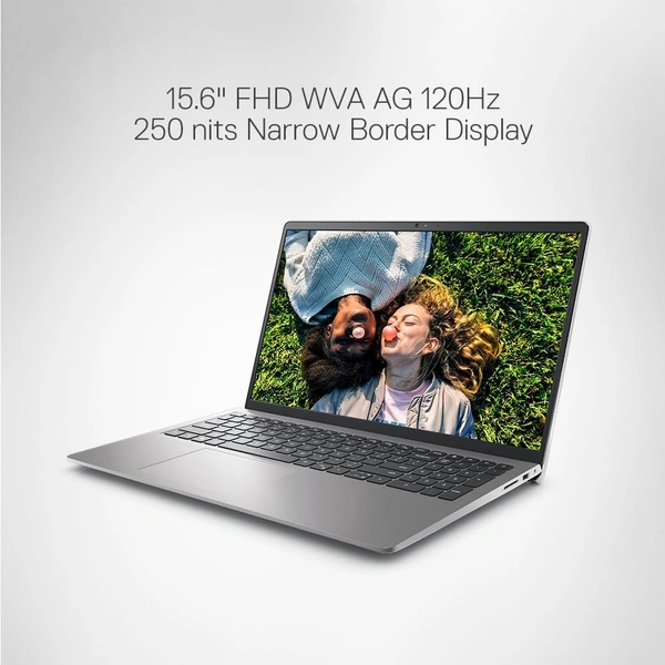 SKU-0031/ CORE I3- 12TH GEN- DELL INSPIRON 3520- Intel Core i3-1215U Processor, 8GB, 512GB, 15.6" (39.62cm) FHD Display, Win 11 + MSO'21, 15 Month McAfee Antivirus, Silver, Thin & Light-1.65kg