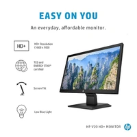 SKU-0148/ SIZE- 20"- HP V20 19.5 inch(49.53 cm) Monitor HD+1600 x 900 Pixels Anti-Glare; Low Blue Light Mode, HDMI; VGA, 5ms Response time,VESA Mount, 2.81kg (1H848AA)