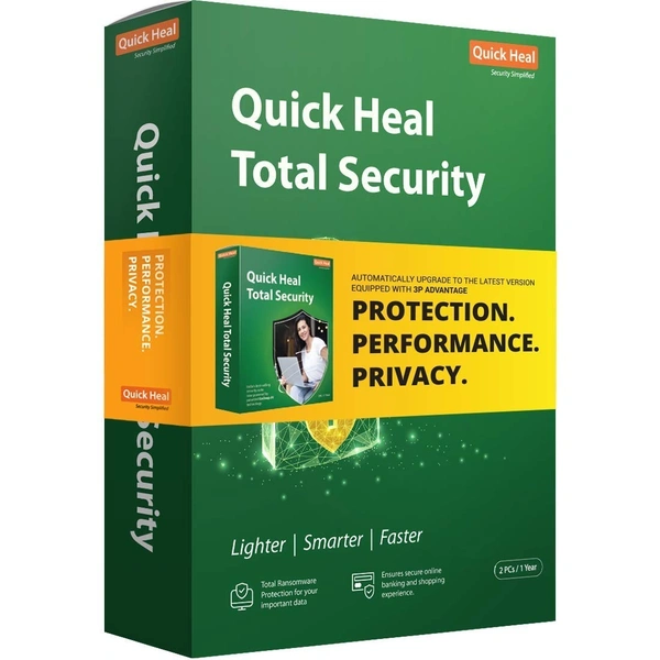 SKU-0153/ ANTIVIRUS- 1YEAR- 5PC- Quick Heal | Total Security Latest Version | 5 Users | 1 Year