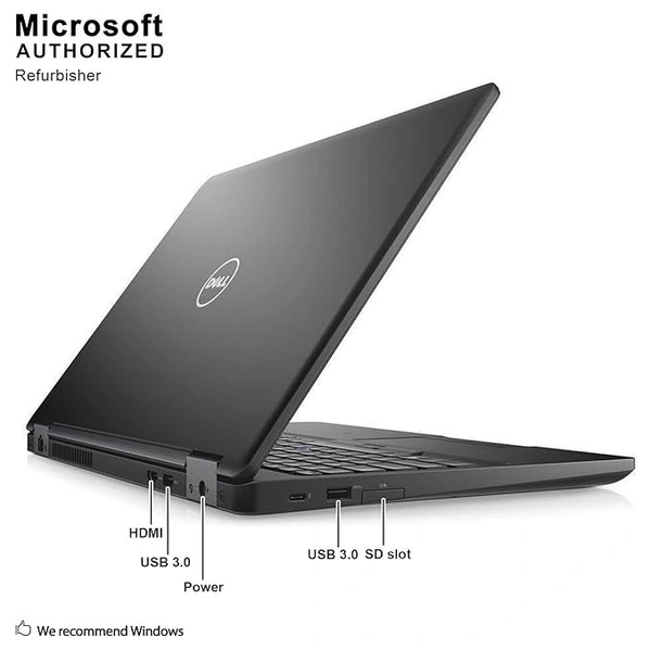 SKU-0236/ CORE I5- 8TH GEN- TOUCH SCREEN- (Refurbished) Dell 5580 HD 15.6 Inch Business Laptop Notebook PC (Intel Core i5-8300U, 8GB Ram, 256GB SSD