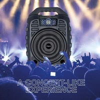 SKU-0305/ SPEAKERS- FINGERS Knockout Rugged 32 Watt Truly Wireless Bluetooth Portable Speaker (Black)