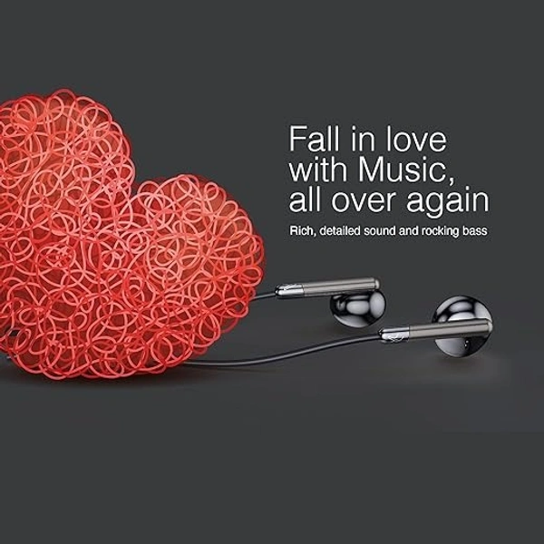 SKU-0307/ EARSET- FINGERS Dr. Cool Wired Earphones (Ear-shaped Dual Tone Earbuds | Golden L Pin Connector)- 1 Year Warrenty