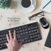 SKU-0321/ COMBO- WIRED- FINGERS Cheesy Combo Wired Keyboard and Mouse Set