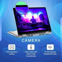 SKU-0090/ CORE I3- 13TH GEN- Dell Inspiron 7430 2in1 Laptop, Intel Core i3-1315U Proc, 8GB, 512GB SSD, 14.0" (35.56cm) FHD+ Touch, Active Pen, Win 11 + MSO'21, 15 Months McAfee, Backlit KB + FPR, Silver, 1.58kg -