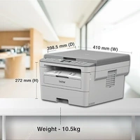 SKU-0100/ LASERJET-Brother DCP-B7500D Automatic Duplex Laser Printer with 34 Pages Per Minute Print Speed, Multifunction (Print Scan Copy), LCD Display, 128 MB Memory, Large 250 Sheet Paper Tray, USB Connectivity Visit the Brother Store