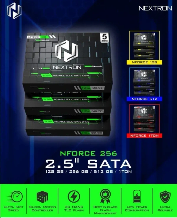 SKU-0115/ SSD- SATA- 256GB- NEXTRON NFORCE 256 256GB 2.5 SSD(Solid State Drive)