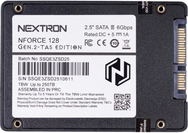 SKU-0121/ SSD- SATA- 128GB - Nextron Sata 128 Gb Desktop, Laptop, Network Attached Storage, Servers, Surveillance Systems Internal Solid State Drive Ssd 128gb Sata Ssd