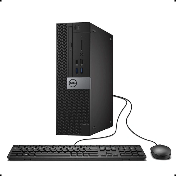 SKU-0130/ Core I5/ 6th Gen/ Dell Intel Core i5 Desktop / Windows 10 Pro/ MS Office/Intel Integrated Graphics,Black) DELL Optiplex 3040/ Business Series