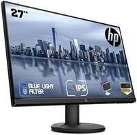 SKU-0145/ SIZE- 27"- HP V27I G5 Fhd LED Monitor, 27 Inch(68.6 Cm) 3-Sided Micro-Edge Anti-Glare Low Blue Light, Flicker Free, 5 Ms Response Time, Isp Panel(Black)